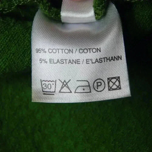 Ganni Green Textured Mini Dress Size XS Stretch Knit Pleated Coquette Party - Picture 6 of 7